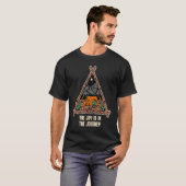 Die Freude ist in der Reise-Camping-Camper T-Shirt (Vorne ganz)