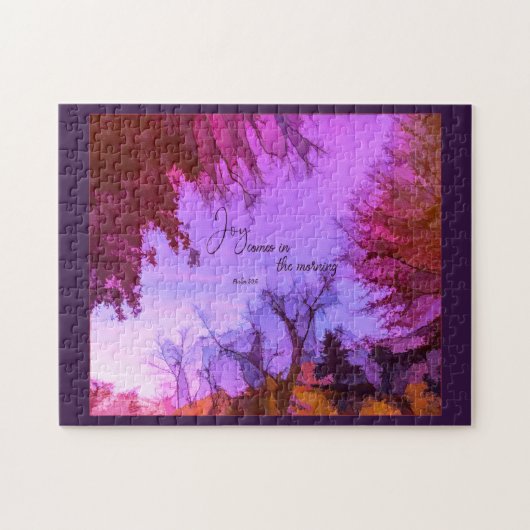 Die Freude kommt im Morgenpuzzle Puzzle (Horizontal)