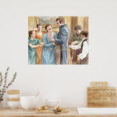 Die Freude von Mary und Tom feiern Poster (Küche)
