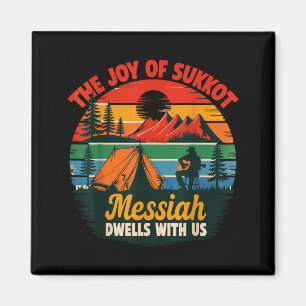 Die Freude von Sukkot Messias wohnt bei uns jüdisc Magnet