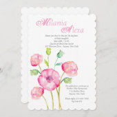 Die Freuden der Frühlingseinladung Einladung (Vorne/Hinten)