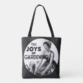 Die Freuden der Gartenarbeit Tasche (Rückseite)