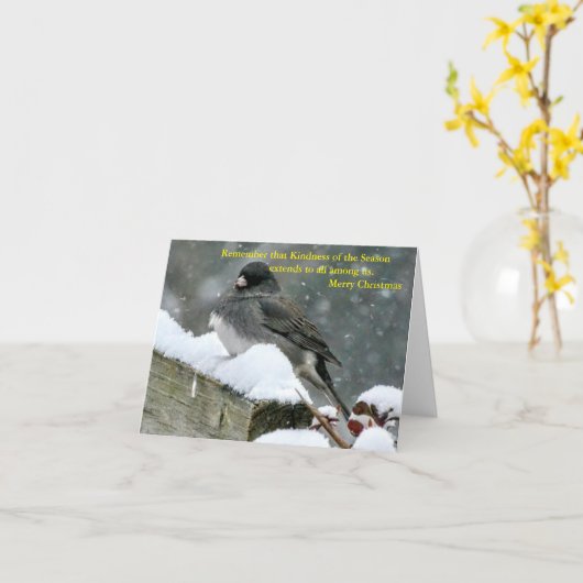 Die Freuden der Saison teilen Karte (Gelbe Blume)