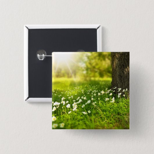 Die Freuden des Frühlings Button (Vorne & Hinten)