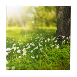 Die Freuden des Frühlings Fliese