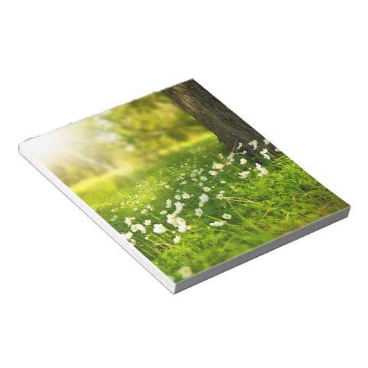 Die Freuden des Frühlings Notizblock (angewinkelt)