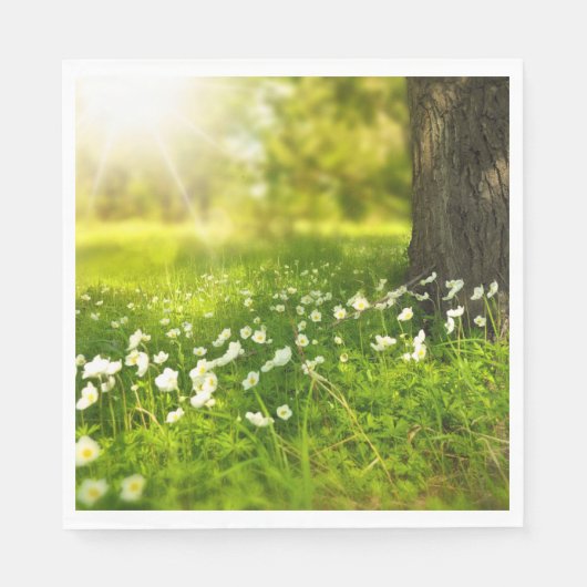 Die Freuden des Frühlings Serviette (Vorderseite)