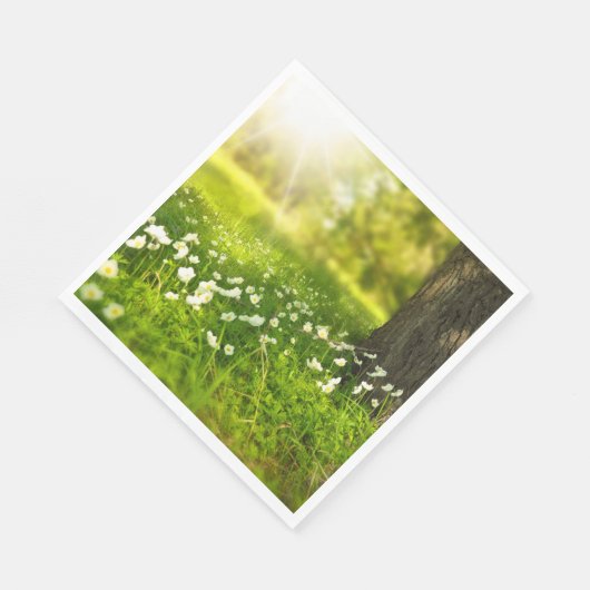 Die Freuden des Frühlings Serviette (Ecke)