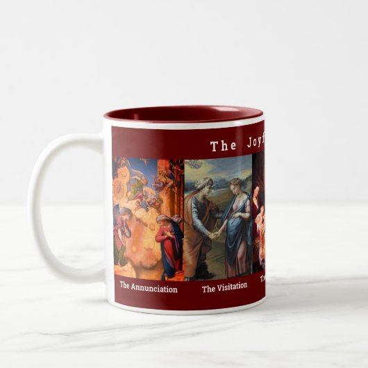 Die Freudenreichen Geheimnisse Tasse (Links)