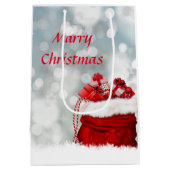 "Die freudige Lieferung des Weihnachtsmanns: Frohe Mittlere Geschenktüte (Rückseite)