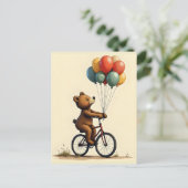 Die freudige Reise des Bären Postkarte (Stehend Vorderseite)