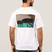 Die Freund-Hunde der Mama T-Shirt (Rückseite)