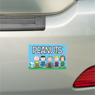 Die Freunde von Erdnüssen in einer Reihe Auto Magnet