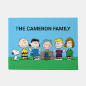 Die Freunde von Erdnüssen in einer Reihe Fußmatte (Vorderseite)