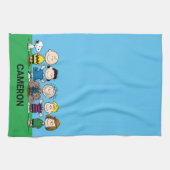 Die Freunde von Erdnüssen in einer Reihe Geschirrtuch (Horizontal)