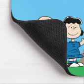 Die Freunde von Erdnüssen in einer Reihe Mousepad (Ecke)