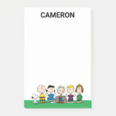 Die Freunde von Erdnüssen in einer Reihe Post-it Klebezettel (Vorderseite)