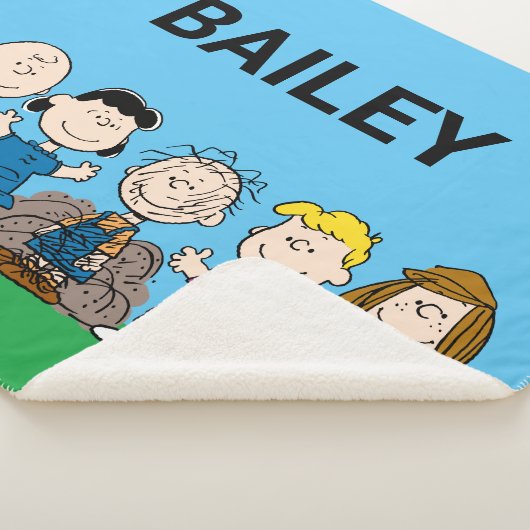 Die Freunde von Erdnüssen in einer Reihe Sherpadecke (3/4)