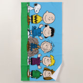 Die Freunde von Erdnüssen in einer Reihe Strandtuch (Vorderseite)