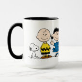 Die Freunde von Erdnüssen in einer Reihe Tasse (Links)