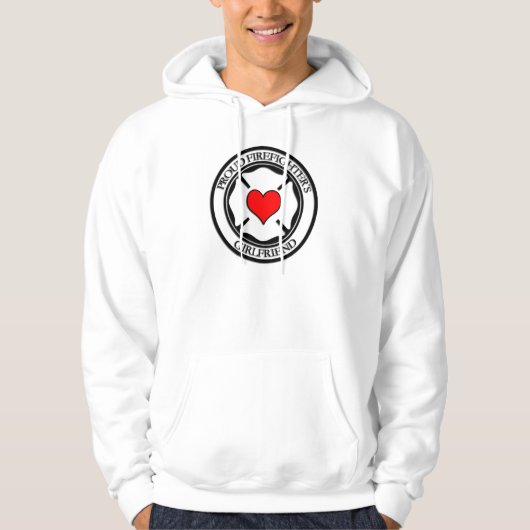 DIE FREUNDIN DES STOLZEN FEUERWEHRMANNS HOODIE (Vorderseite)