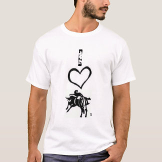 Die Freundin T des ungesattelten Reiters T-Shirt