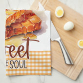 Die freundlichen Worte sind wie Honey Sweet für da Geschirrtuch (Viertel Falte)