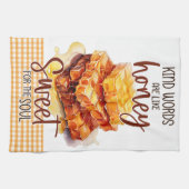 Die freundlichen Worte sind wie Honey Sweet für da Geschirrtuch (Horizontal)