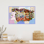 Die Freundlichkeit der Mutter Natur Poster (Küche)