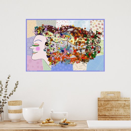 Die Freundlichkeit der Mutter Natur Poster (Küche)