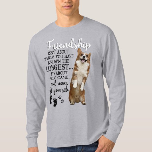 Die Freundschaft mit Corgi dreht sich nicht darum, T-Shirt (Vorderseite)