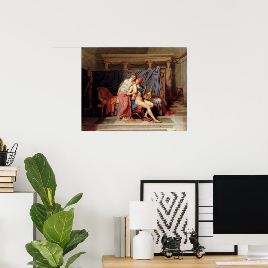 Die Freundschaft von Paris und Helen Poster (Heimbüro)