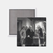 Die Friedenskonferenz auf der Insel Staten Magnet (Vorderseite/Rückseite)