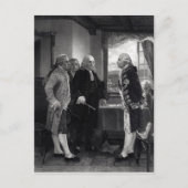 Die Friedenskonferenz auf der Insel Staten Postkarte (Vorderseite)