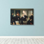 Die Friedensstifter Abraham Lincoln haben die Canv Leinwanddruck (Insitu (Holzboden))