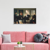 Die Friedensstifter Abraham Lincoln haben die Canv Leinwanddruck (Insitu (Wohnzimmer))
