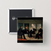 Die Friedensstifter mit Abraham Lincoln Button (Vorne & Hinten)