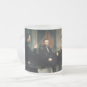 Die Friedensstifter mit Abraham Lincoln Mattglastasse (Vorderseite Links)