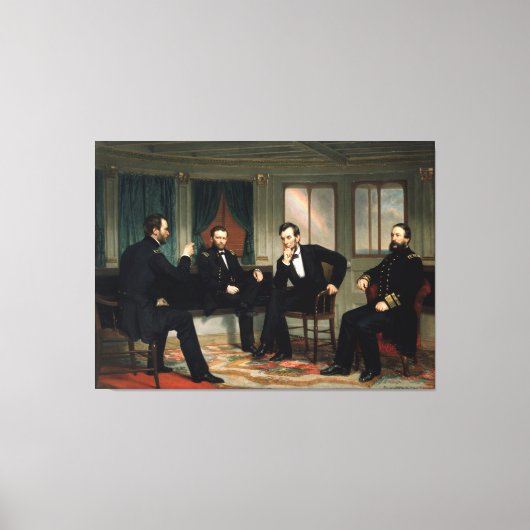 Die Friedensstifter von George Peter Alexander Hea Leinwanddruck (Vorderseite)