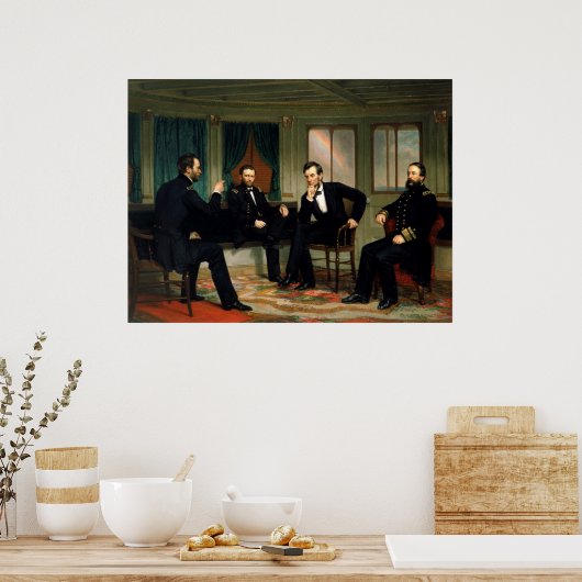 Die Friedensstifter von George Peter Alexander Hea Poster (Küche)