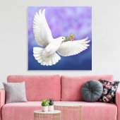 Die Friedenstruppe hat die Canvas umsprengt Leinwanddruck (Insitu (Wohnzimmer))