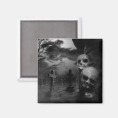 Die Friedhofverschiebung - gotisch Magnet (Vorderseite/Rückseite)