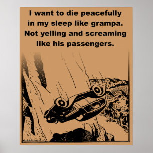 Die Friedlich In Meinem Schlaf Lustiges Poster Dru