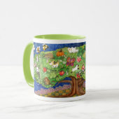 Die friedliche Baum-Tasse Tasse (Vorderseite Links)