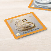 "Die Friedliche Domäne des Schwans" Untersetzer (angewinkelt)