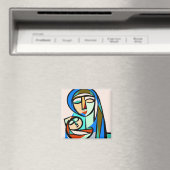 Die Friedliche Madonna Magnet (In Situ (Geschirrspüler))