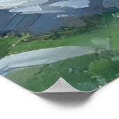 Die Friedliche Natur der Berge Poster (Ecke)