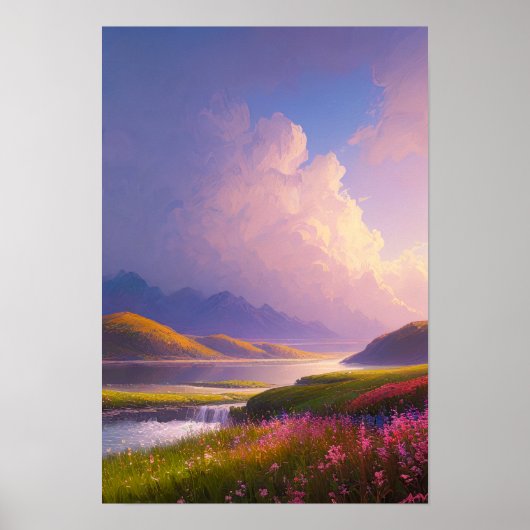 Die Friedlichen Talgewässer Poster (Vorne)