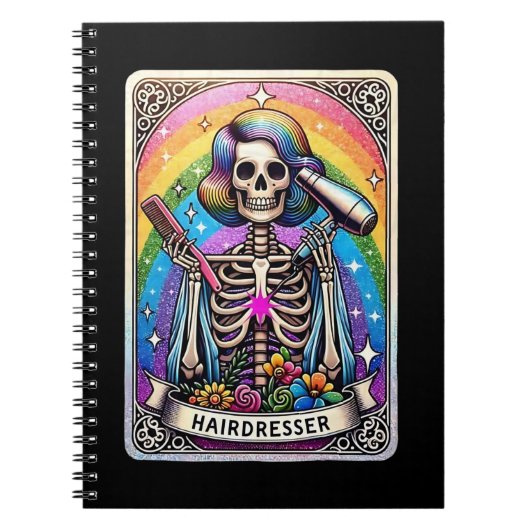 Die Friseur-Tarot-Karte Notizblock (Vorderseite)