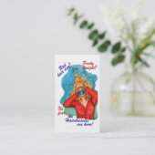 Die Friseur-Visitenkarten Visitenkarte (Stehend Vorderseite)